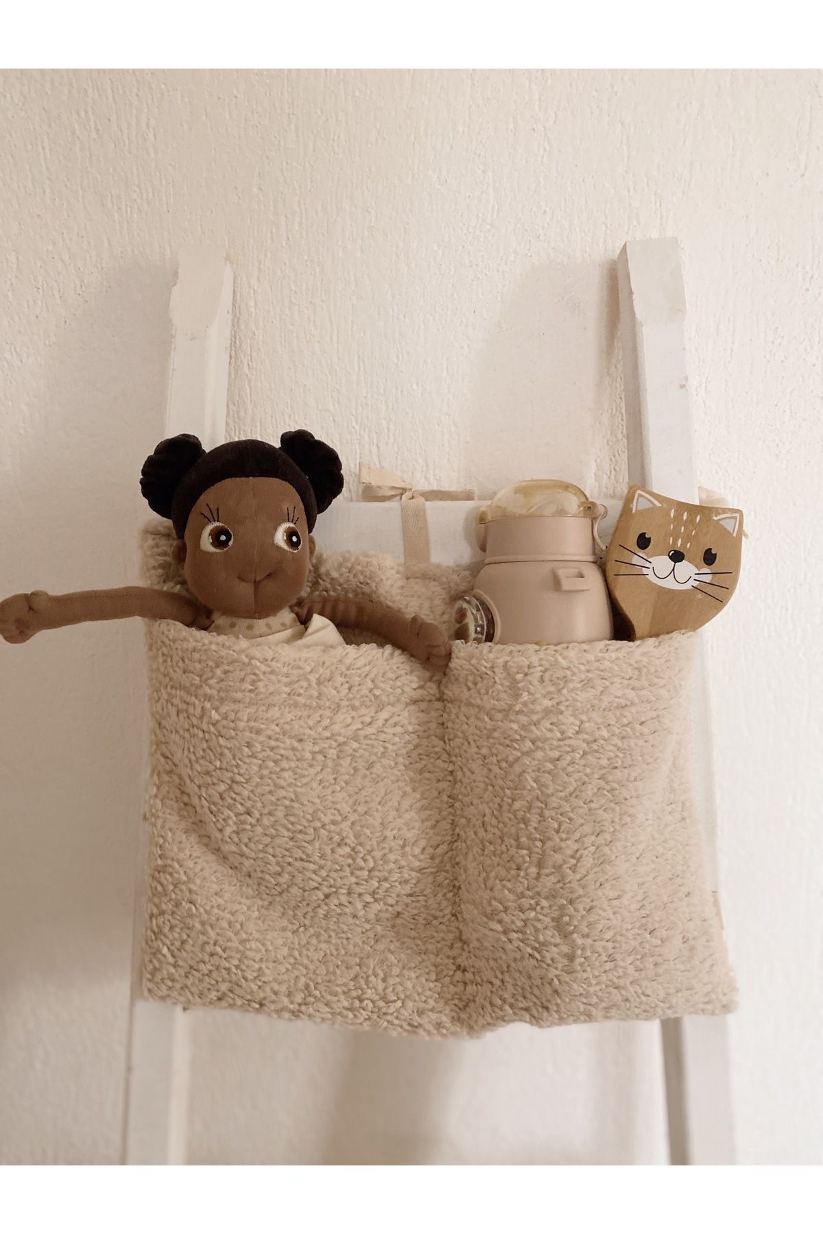 Teddy Organizer 2 Cepli Beşik Yanı Düzenleyici