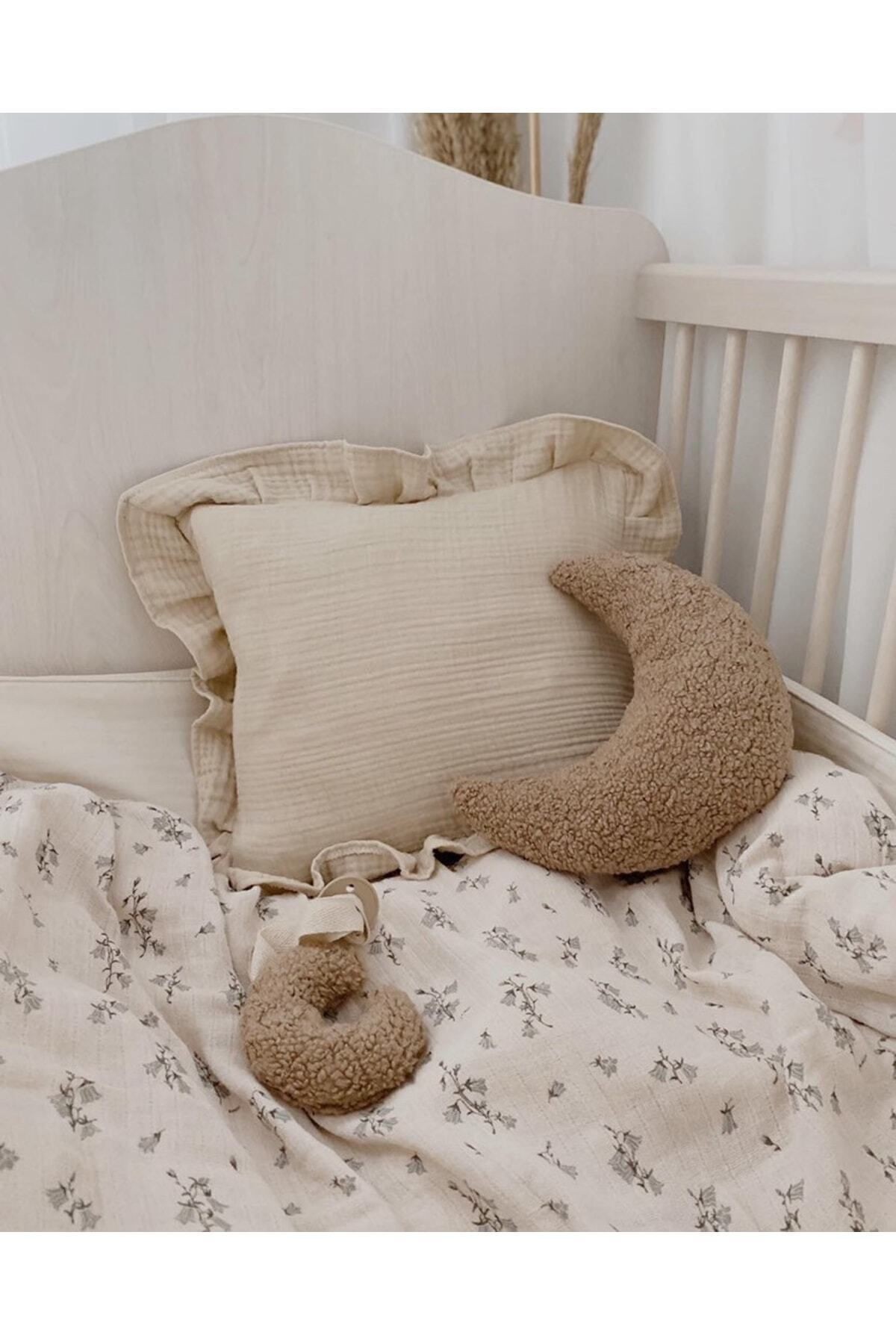 Teddy Moon Yastık Kahve
