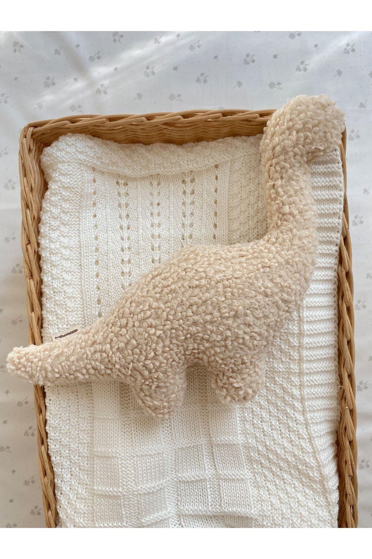 Teddy Oyuncak Dino Uyku Ve Oyun Arkadaşı Krem