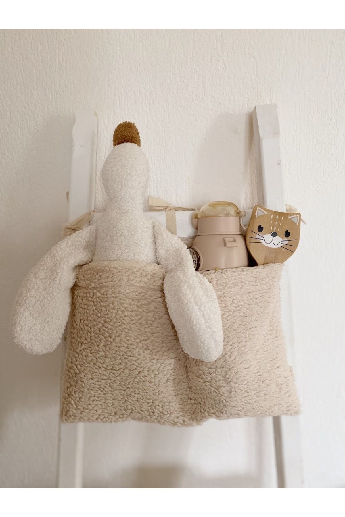 Teddy Organizer 2 Cepli Beşik Yanı Düzenleyici