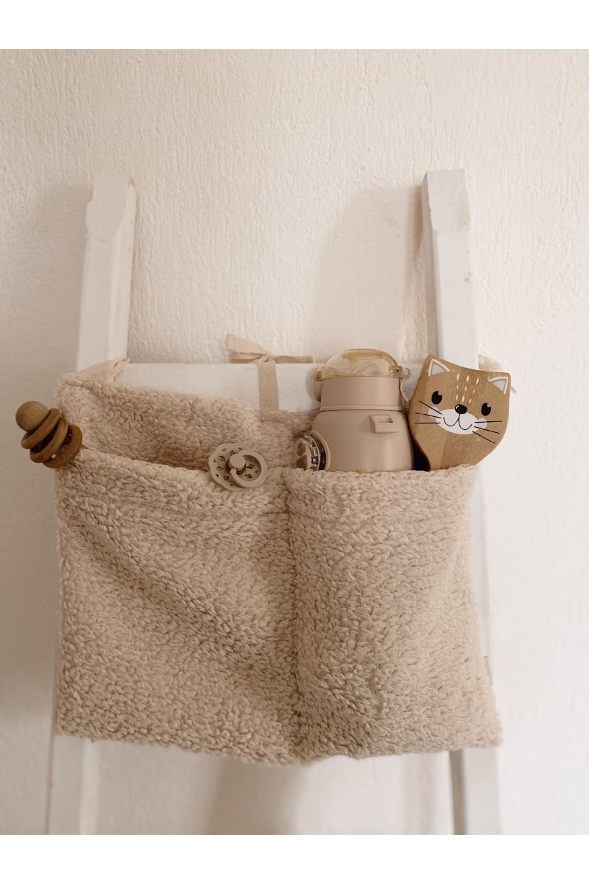 Teddy Organizer 2 Cepli Beşik Yanı Düzenleyici