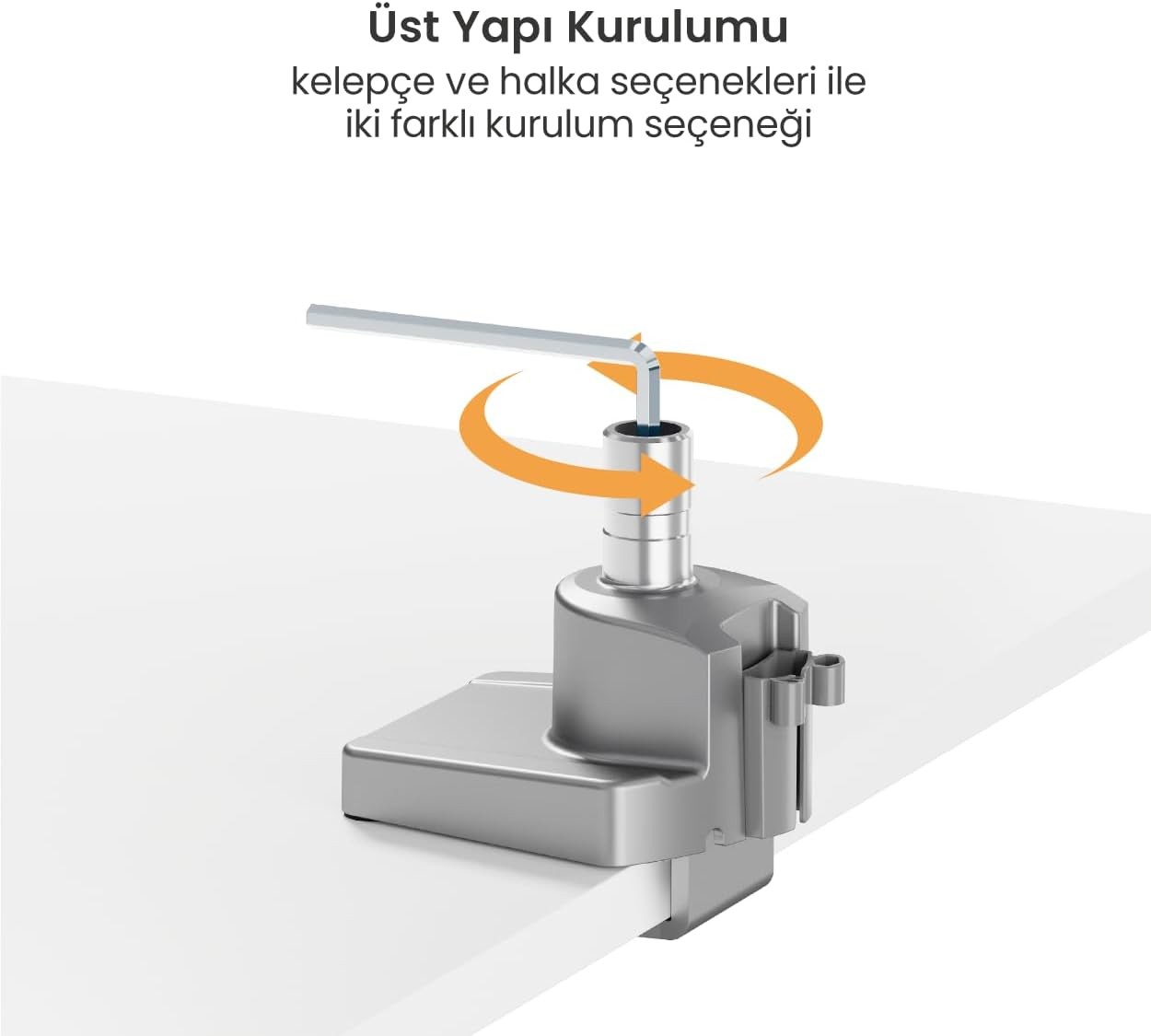 Voltix Ergonomik Premium 17''-35'' Ekranlar için VESA Uyumlu Monitör Tutucu - Siyah