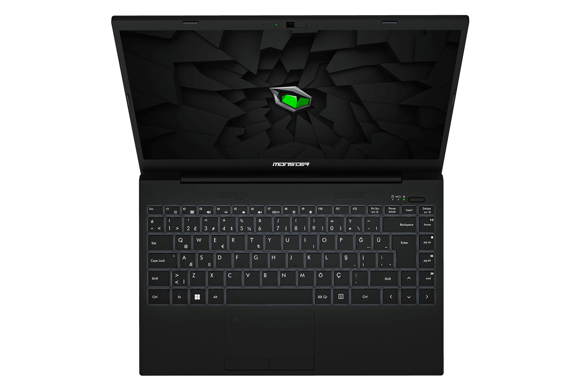 Monster Huma H5 V4.2 Black Intel Core i7 1255U 16 GB RAM 500 GB SSD FreeDos 15,6" FHD 120 Hz Taşınabilir Bilgisayar
