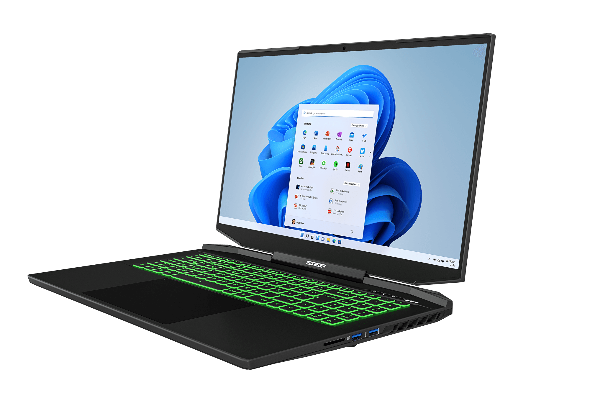 Monster Abra A5 V21.2.4 Intel Core i5 12450H 16 GB RAM 1 TB SSD 6 GB RTX 4050 FreeDOS 15,6" FHD 144 Hz Oyun Bilgisayarı