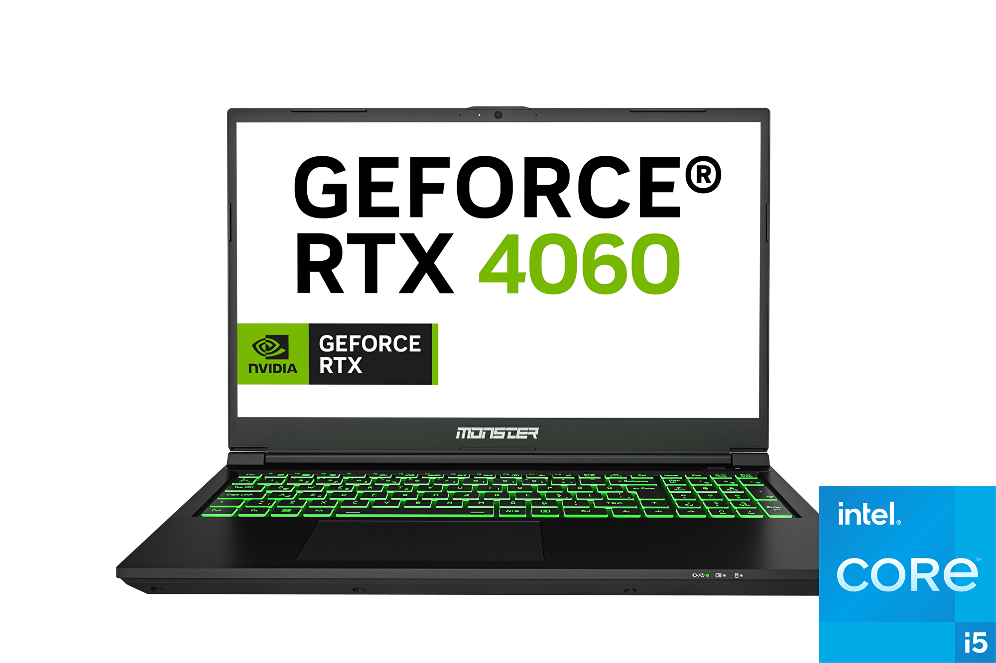 Monster Tulpar T5 V23.3.2 Intel Core i5 12450H 32 GB RAM 1 TB SSD 8 GB RTX 4060 FreeDos 15,6" FHD 144 Hz Oyun Bilgisayarı