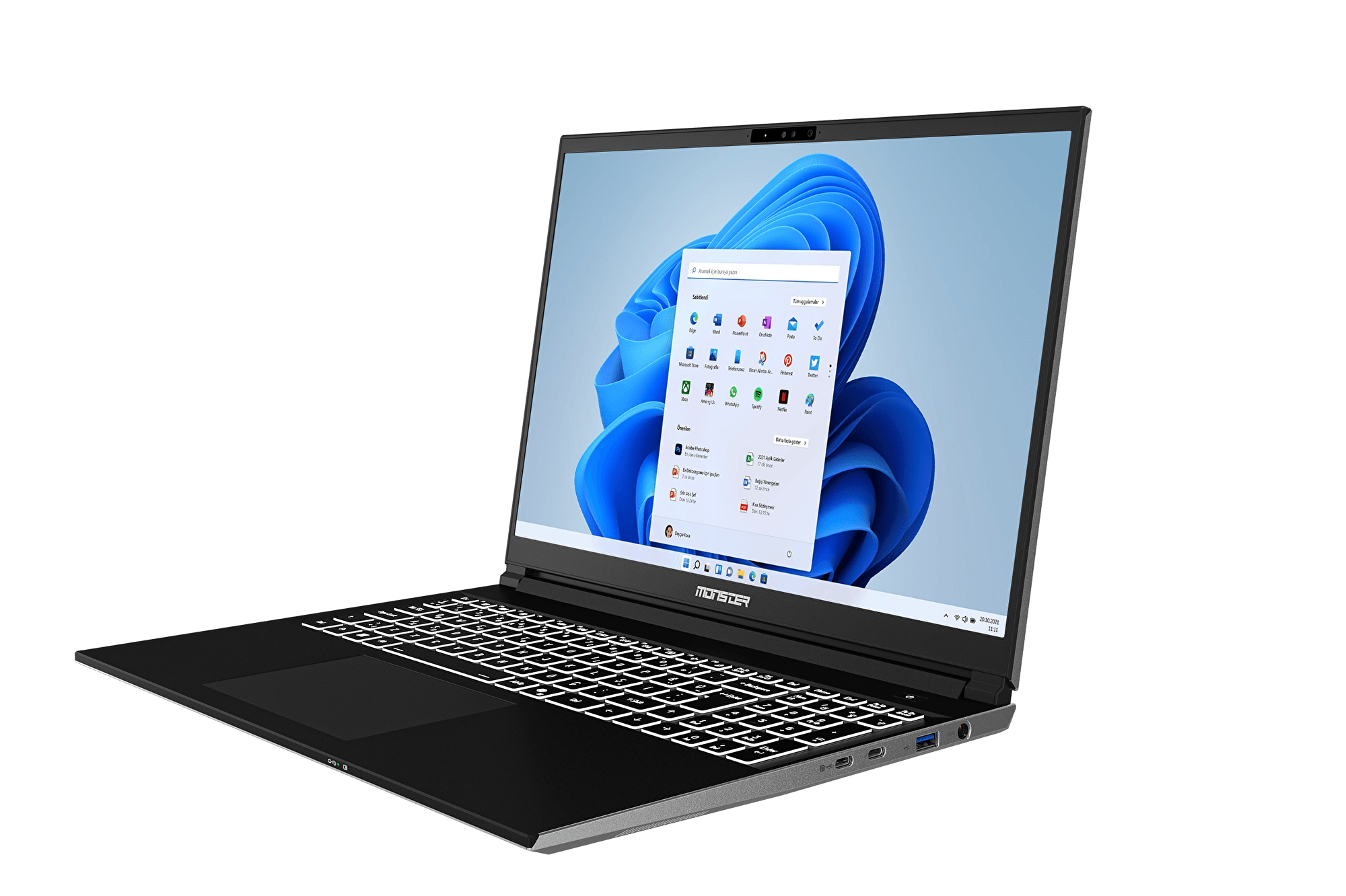 Monster Tulpar T6 V2.1 Core Ultra 7 155H 16 GB RAM 500 GB SSD 8 GB RTX 4070 FreeDOS 16" WQXGA 240 Hz Taşınabilir Bilgisayar