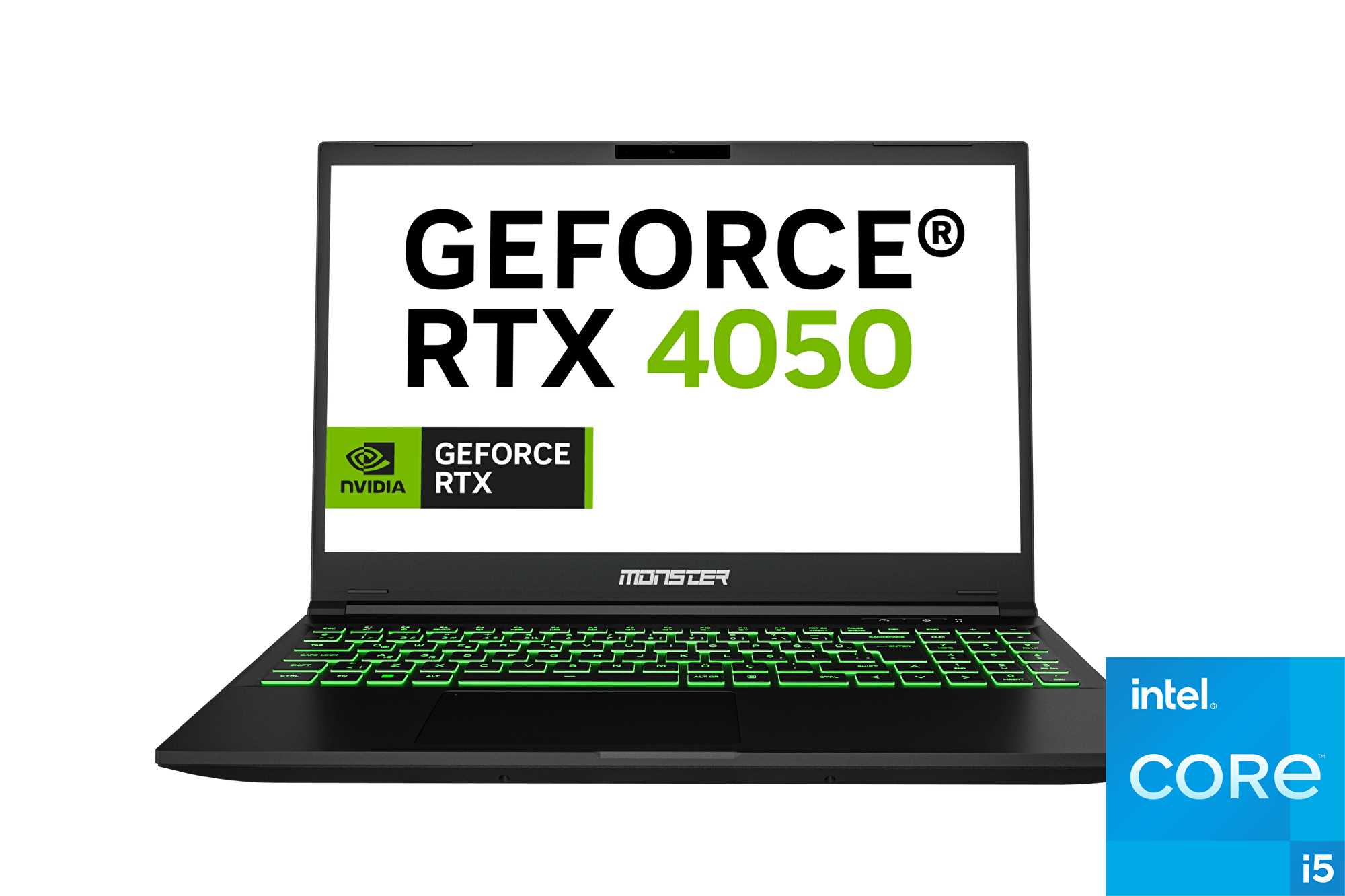 Monster Abra A5 V20.4.4 Intel Core i5 12450H 16 GB RAM 1 TB SSD 6 GB RTX 4050 FreeDos 15,6" FHD 144 Hz Oyun Bilgisayarı