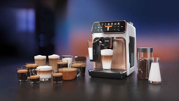 Philips EP5443/70 Tam Otomatik Espresso Makinesi, LatteGo Süt Sistemi, AquaClean Filtre