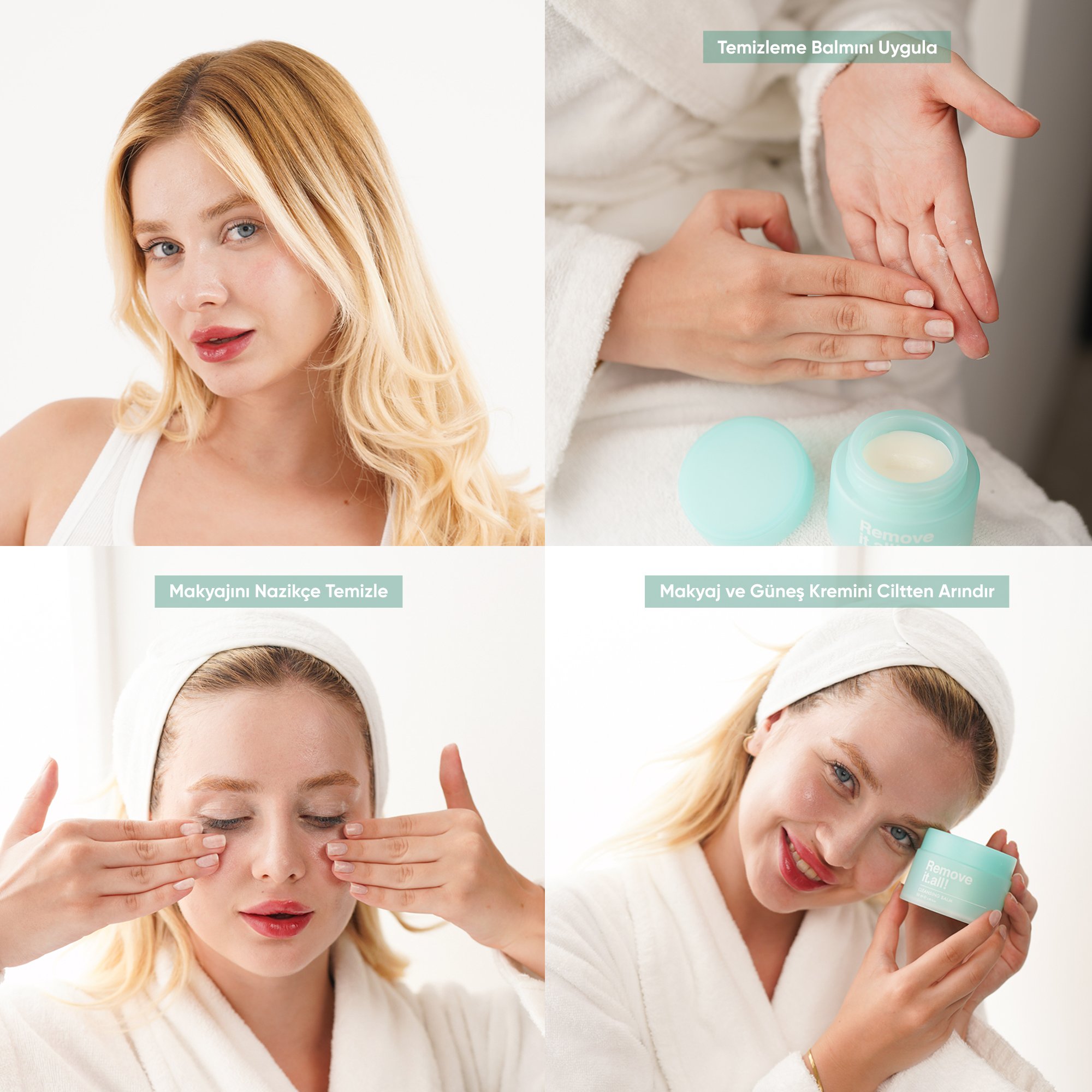Remove it.all! Makyaj ve Yüz Temizleme Balmı Cleansing Balm 50 ml