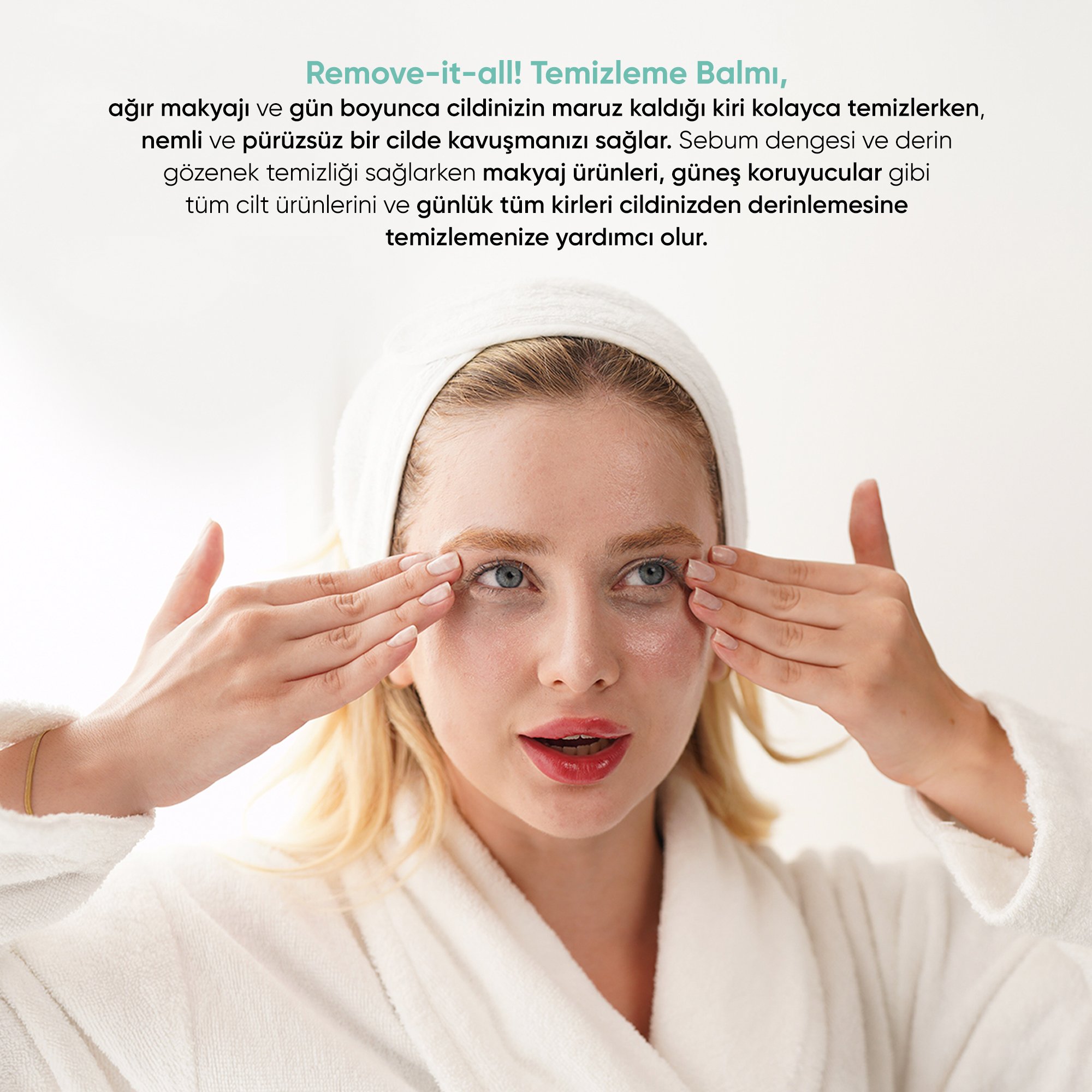 Remove it.all! Makyaj ve Yüz Temizleme Balmı Cleansing Balm 50 ml