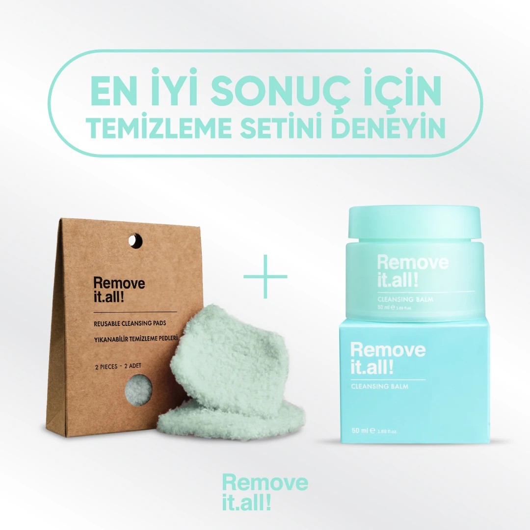 Remove it.all! Makyaj ve Yüz Temizleme Balmı Cleansing Balm 50 ml