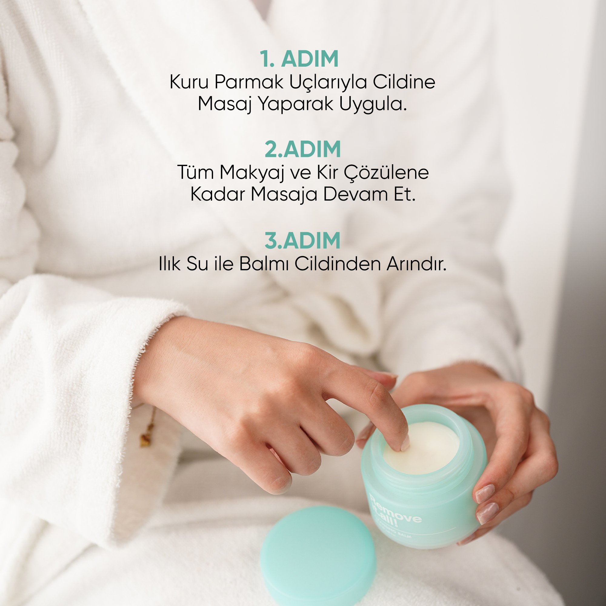 Remove it.all! Makyaj ve Yüz Temizleme Balmı Cleansing Balm 50 ml
