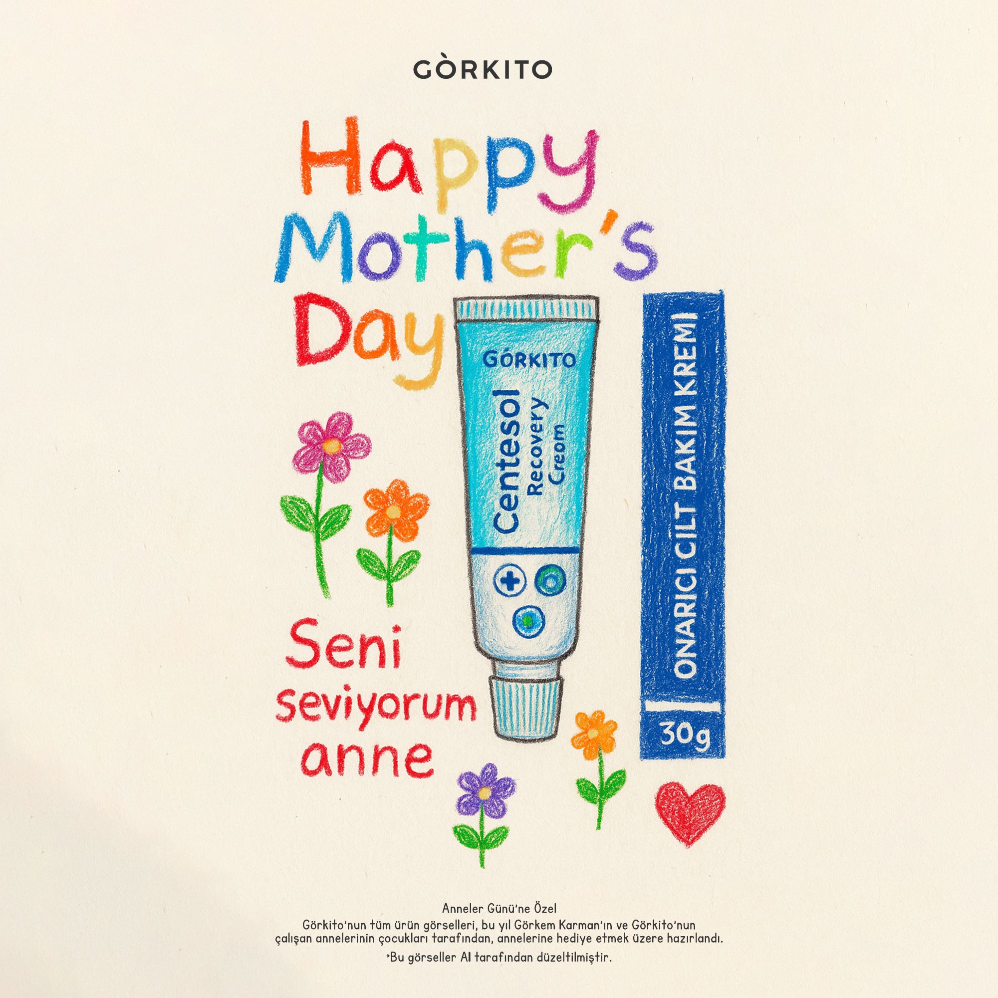 Centesol Onarıcı Cilt Bakım Kremi ( Cica Krem - Recovery Cream  ) 30 gr
