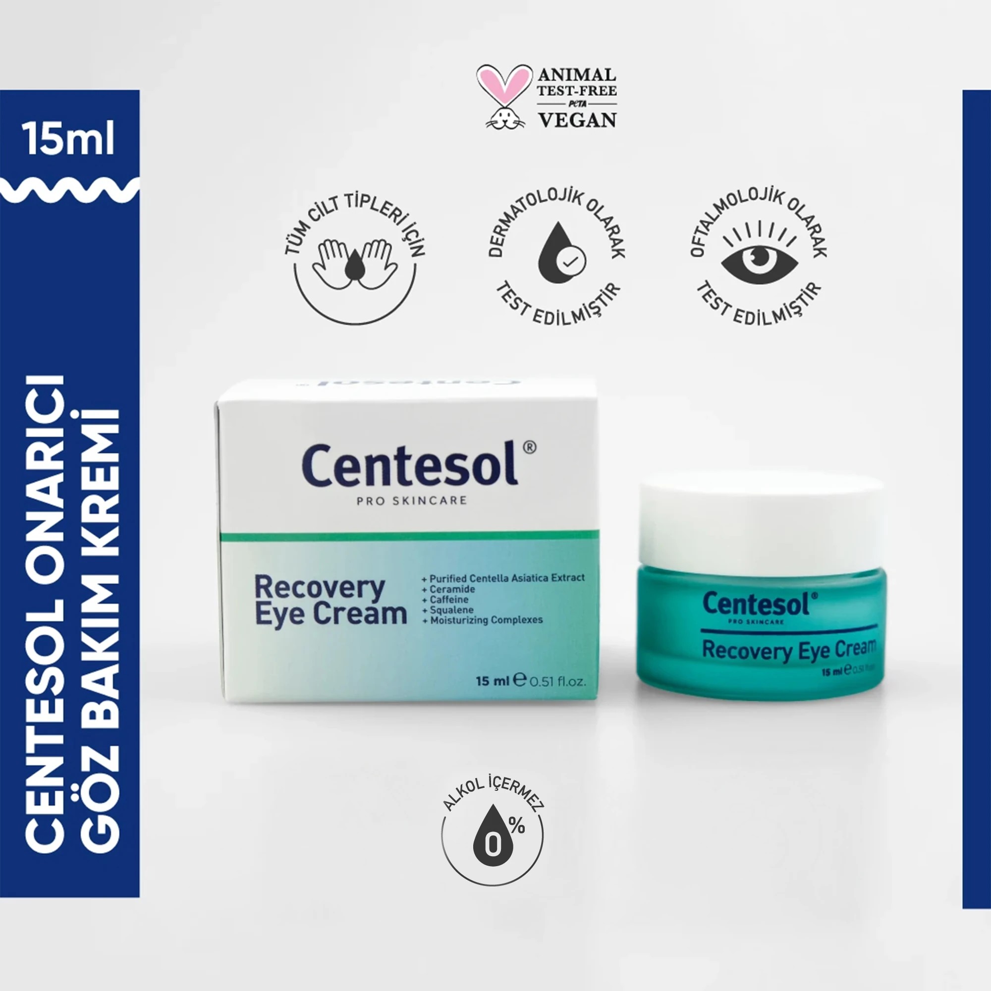 Centesol Onarıcı Göz Bakım Kremi Recovery Eye Cream 15 ml