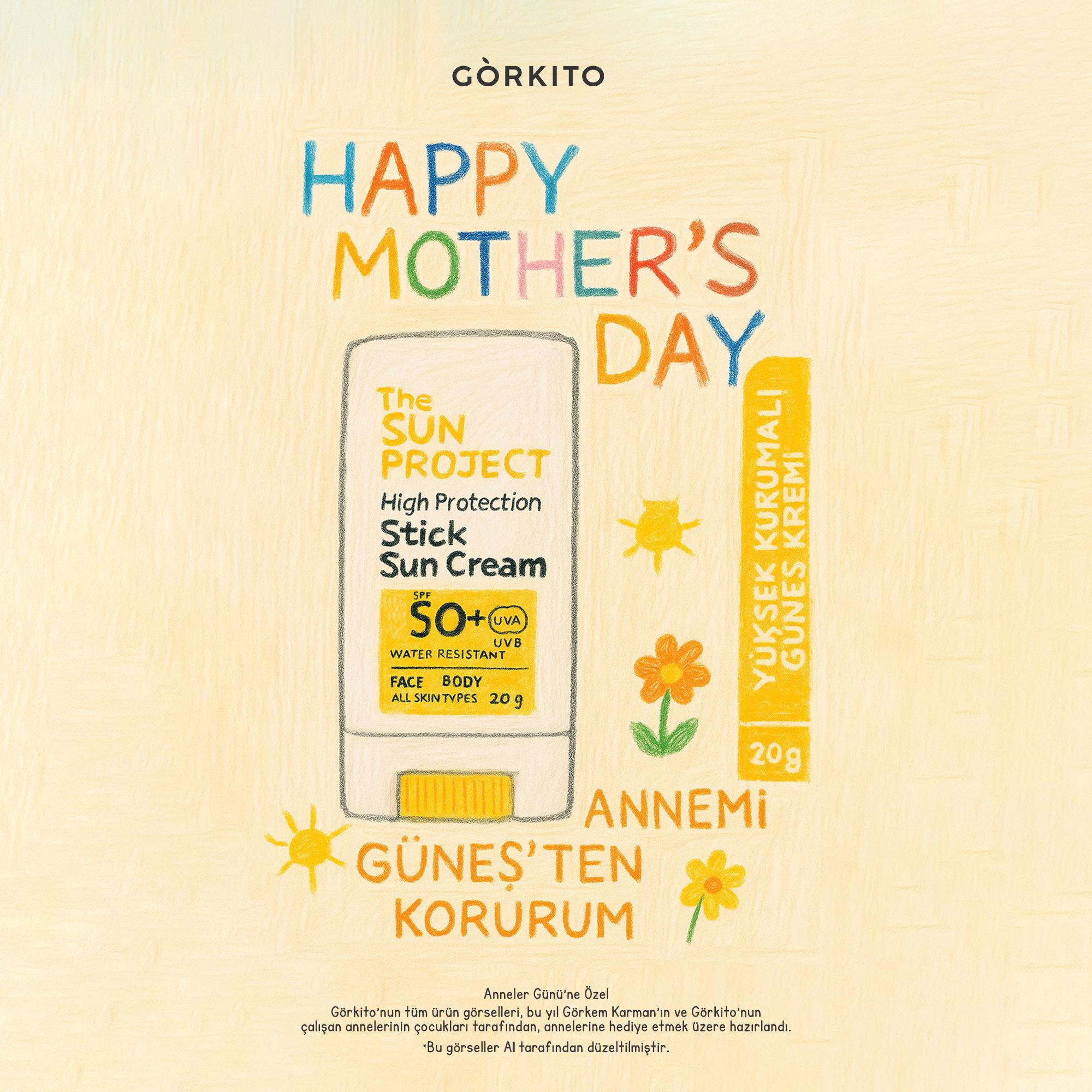 The Sun Project Yüksek Korumalı Stick Güneş Kremi High Protection Stick Sun Cream SPF50+/PA++++ 20 gr