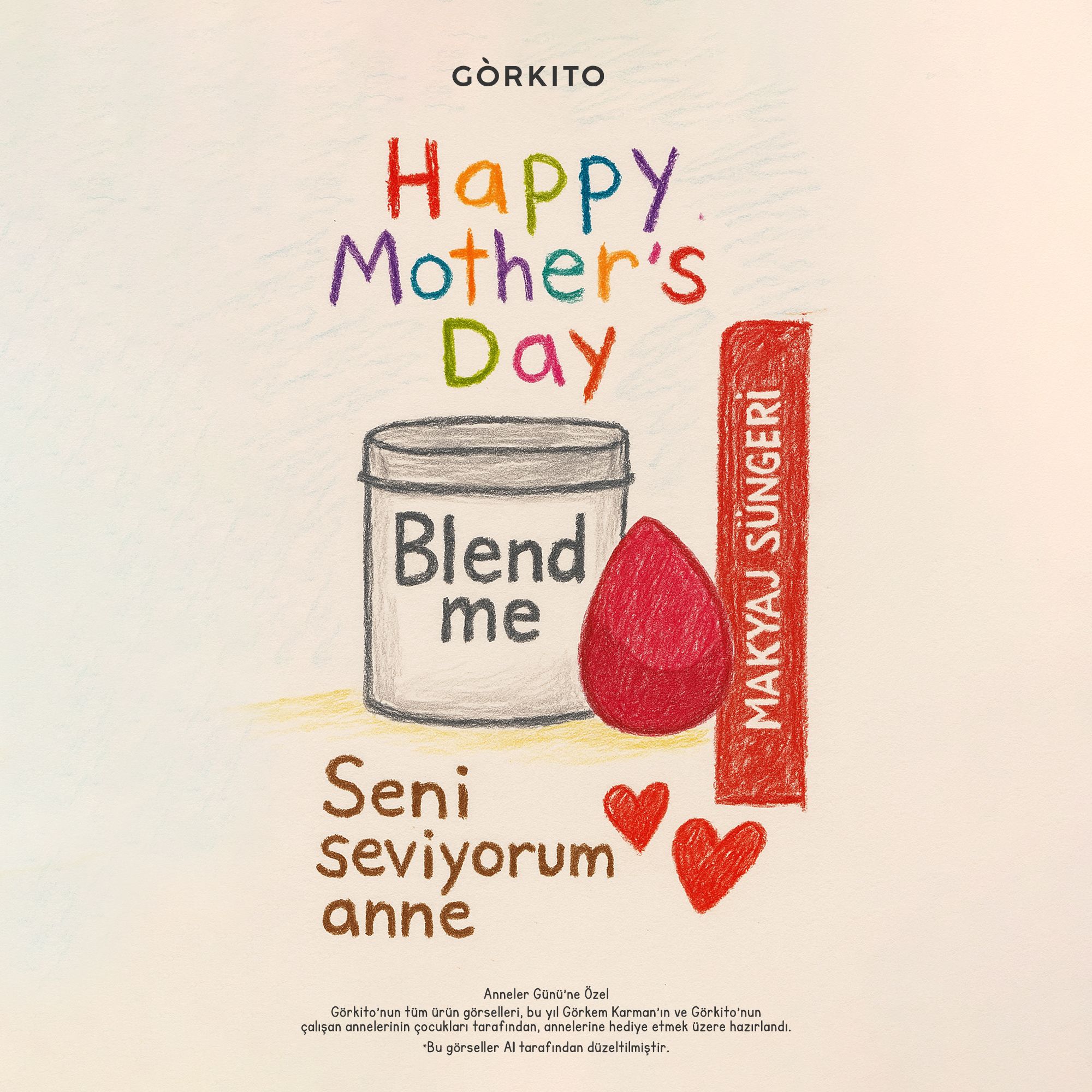 Makyaj Süngeri - Bordo