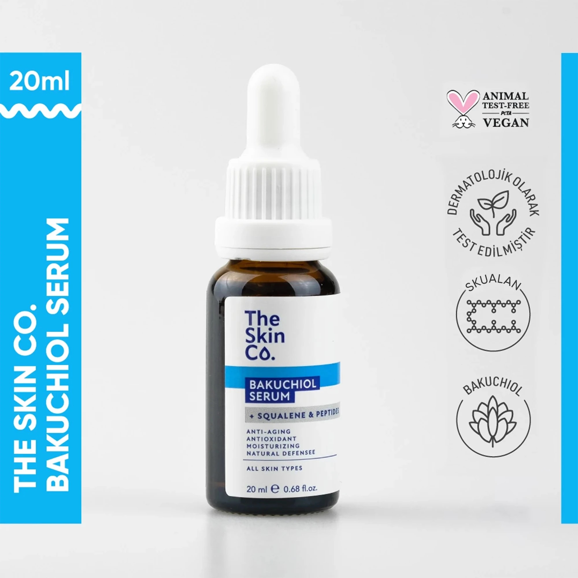 The Skin Co. Bakuchiol Yaşlanma Karşıtı Bitkisel Retinol Serum 20 ml