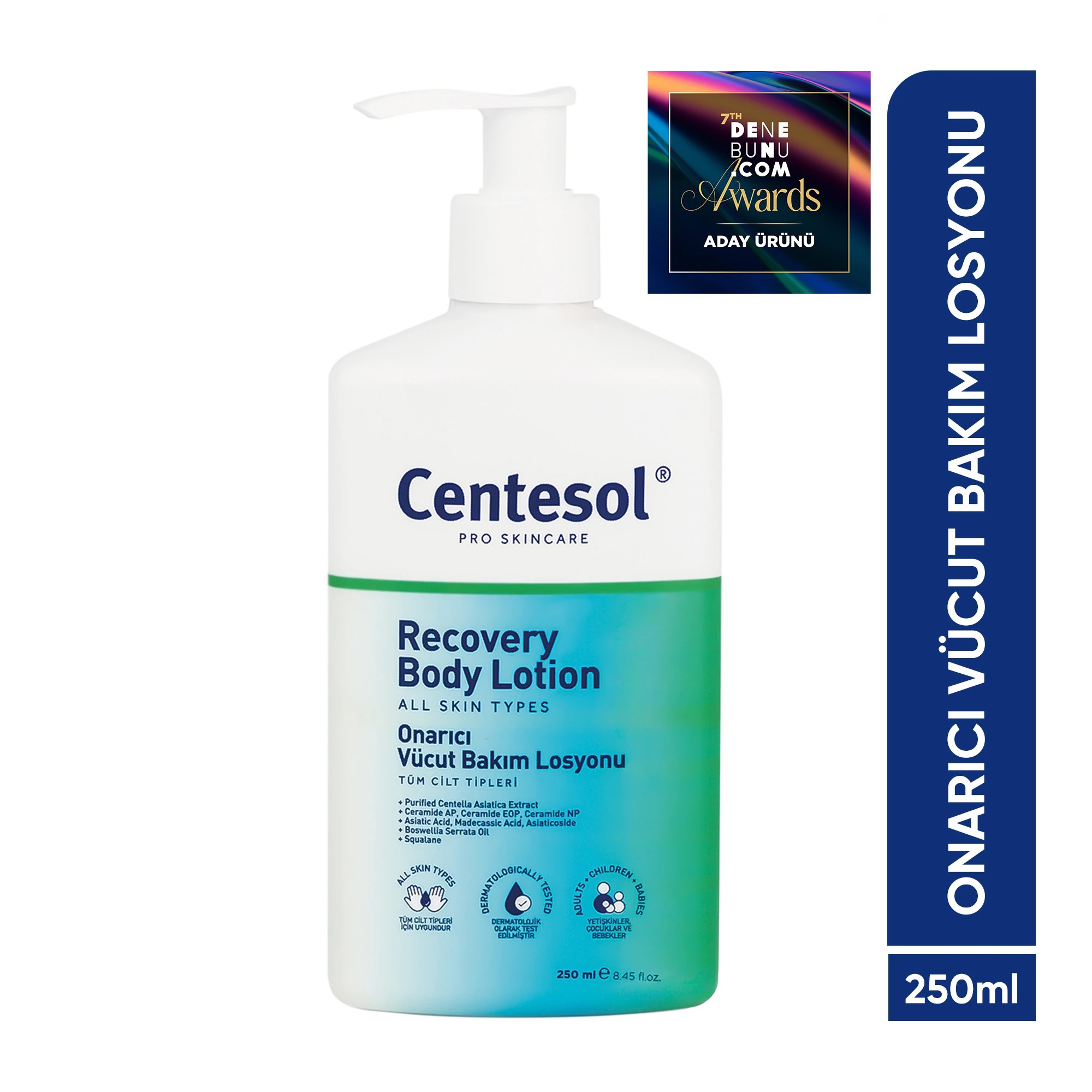 Centesol Onarıcı Vücut Bakım Losyonu Recovery Body Lotion 250 ml