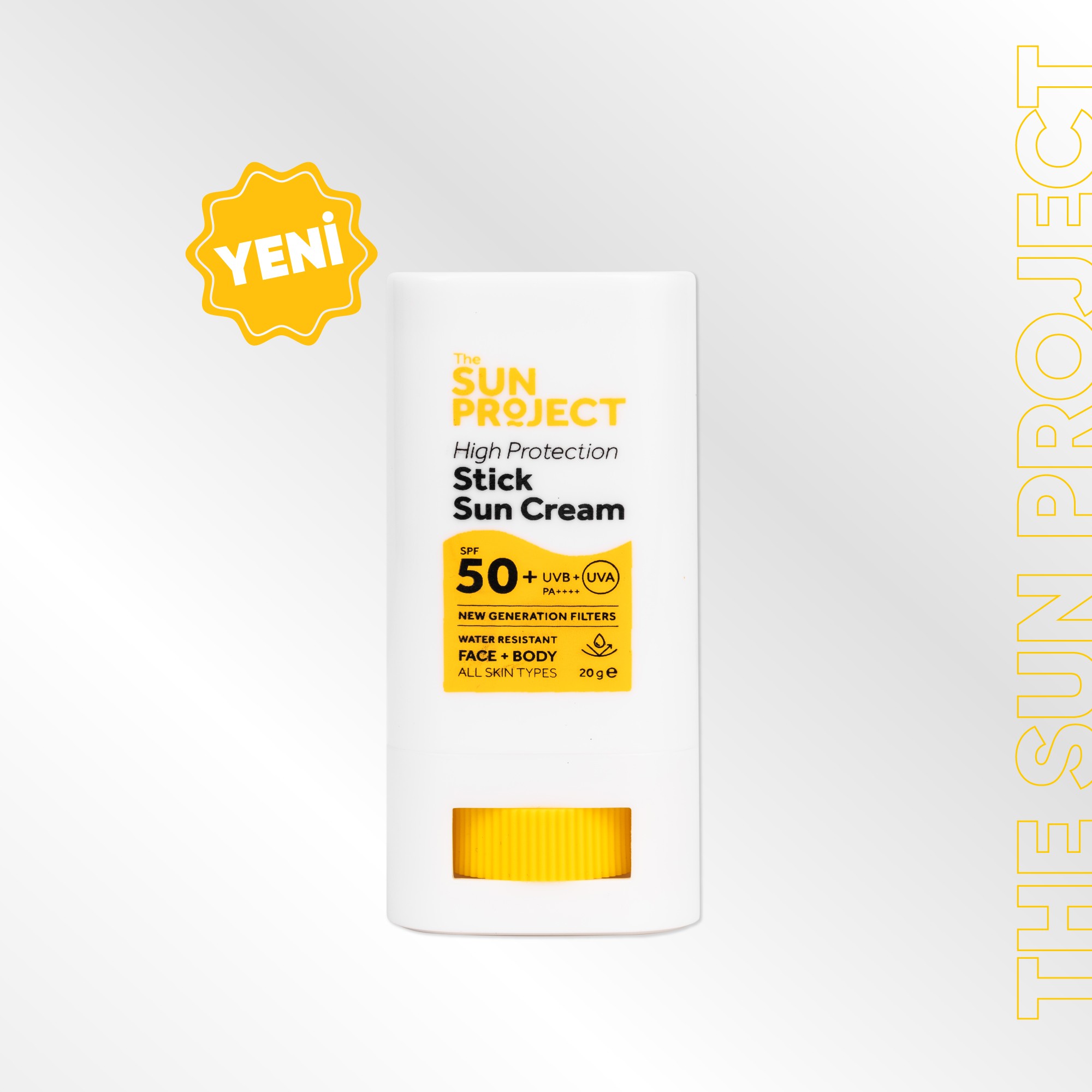 The Sun Project Yüksek Korumalı Stick Güneş Kremi High Protection Stick Sun Cream SPF50+/PA++++ 20 gr