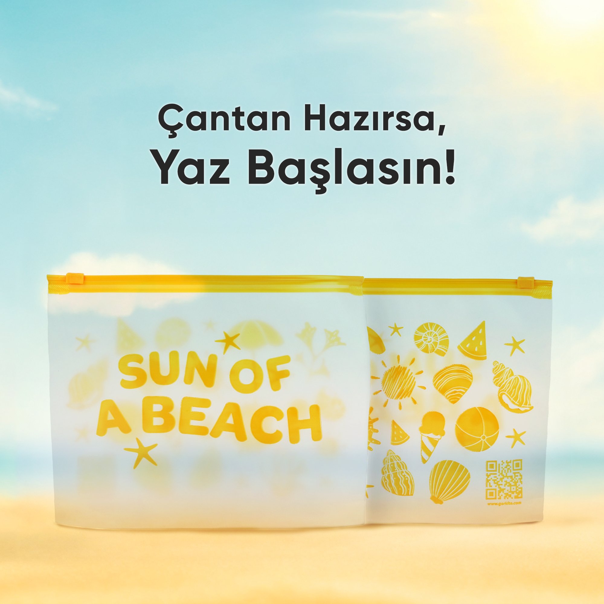 Görkito Kilitli Makyaj Çantası