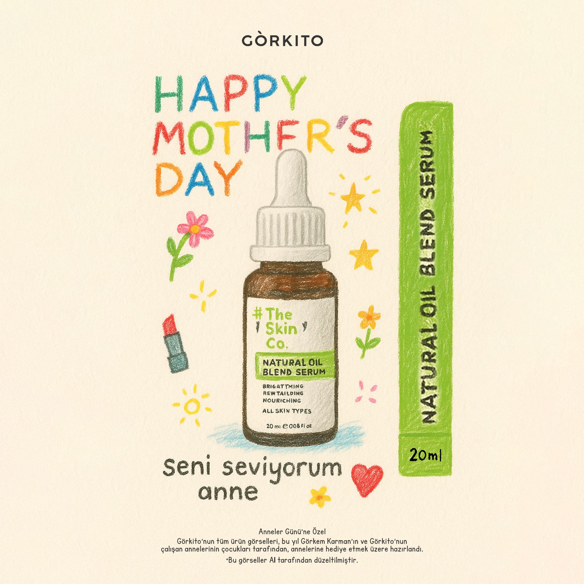 The Skin Co. %99,9 Doğal Yağ Karışımı Yoğun Nemlendirici & Aydınlatıcı Yüz Serumu 20 ml