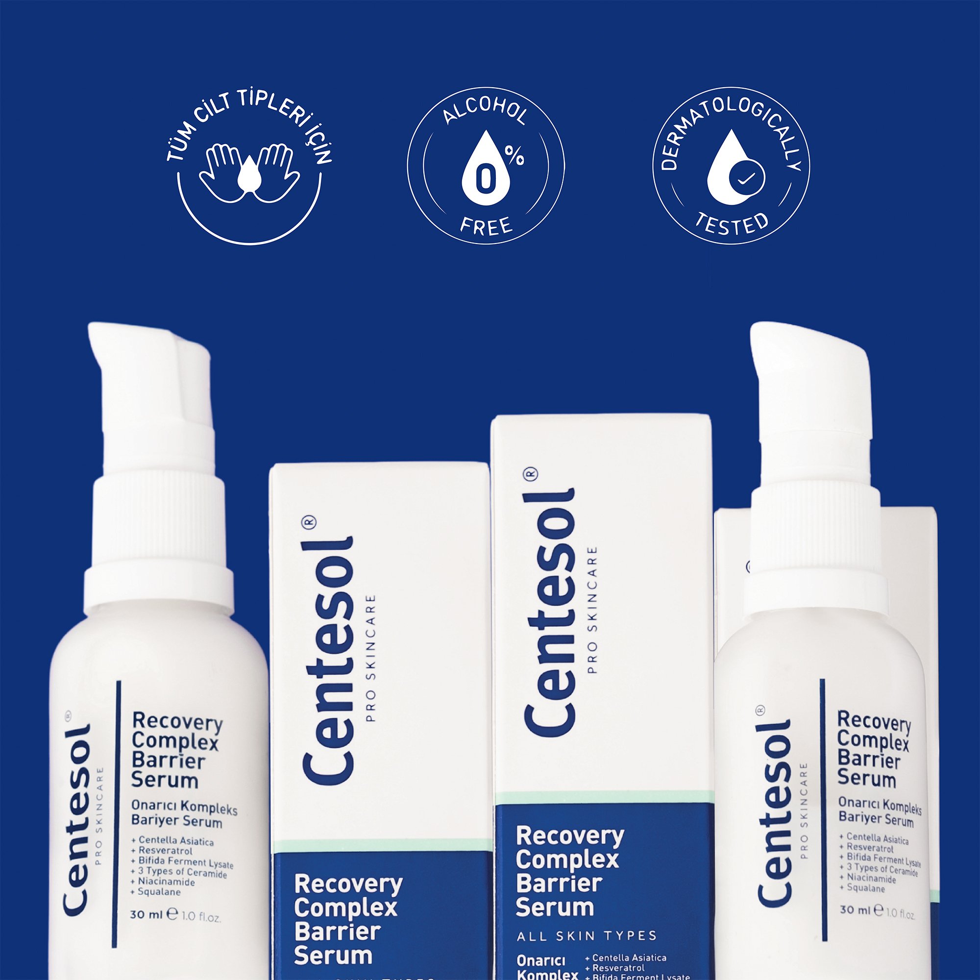 Centesol Onarıcı Kompleks Bariyer Serum Recovery Complex Barrier Serum 30 ml