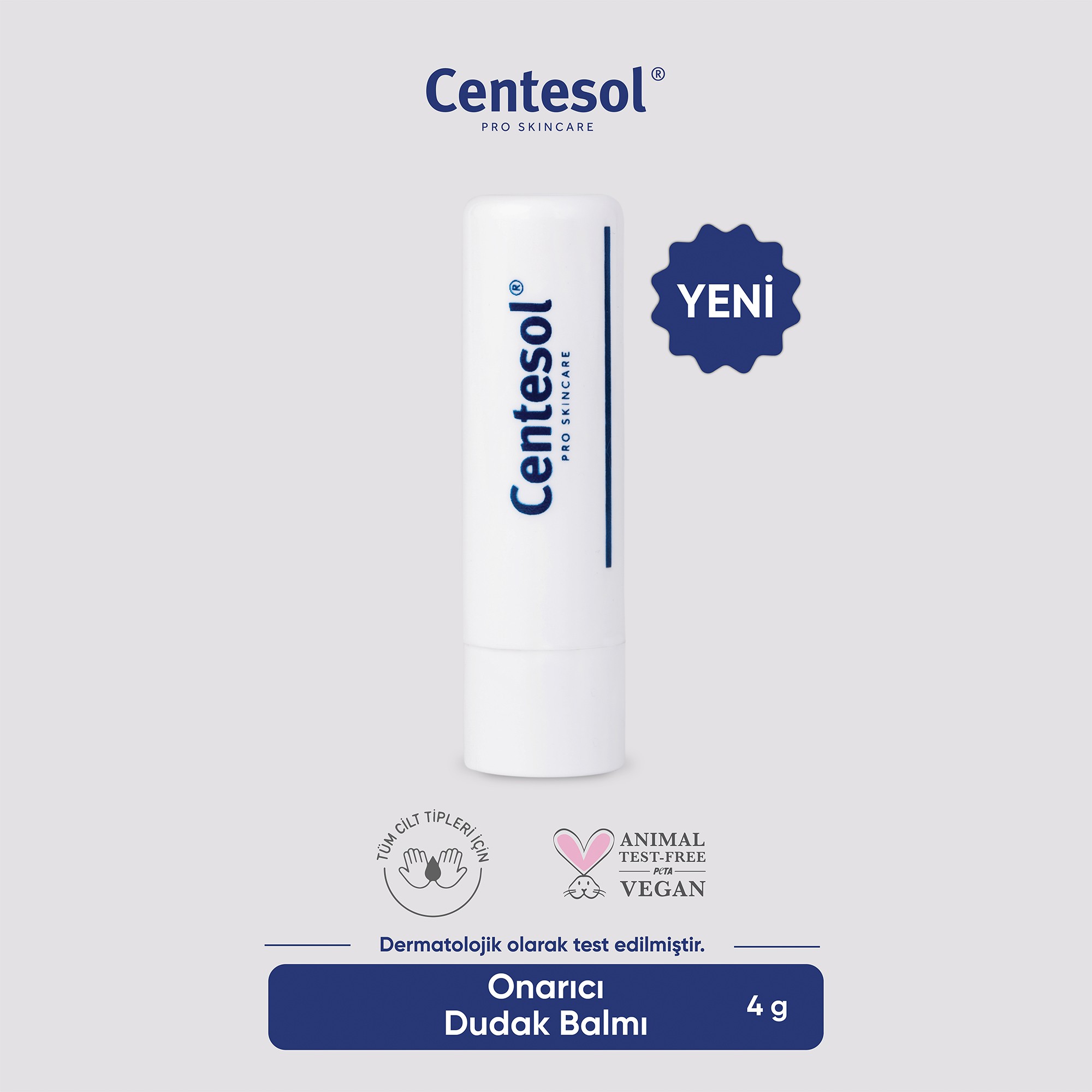 Centesol Onarıcı Dudak Balmı Recovery Lip Balm 4 gr