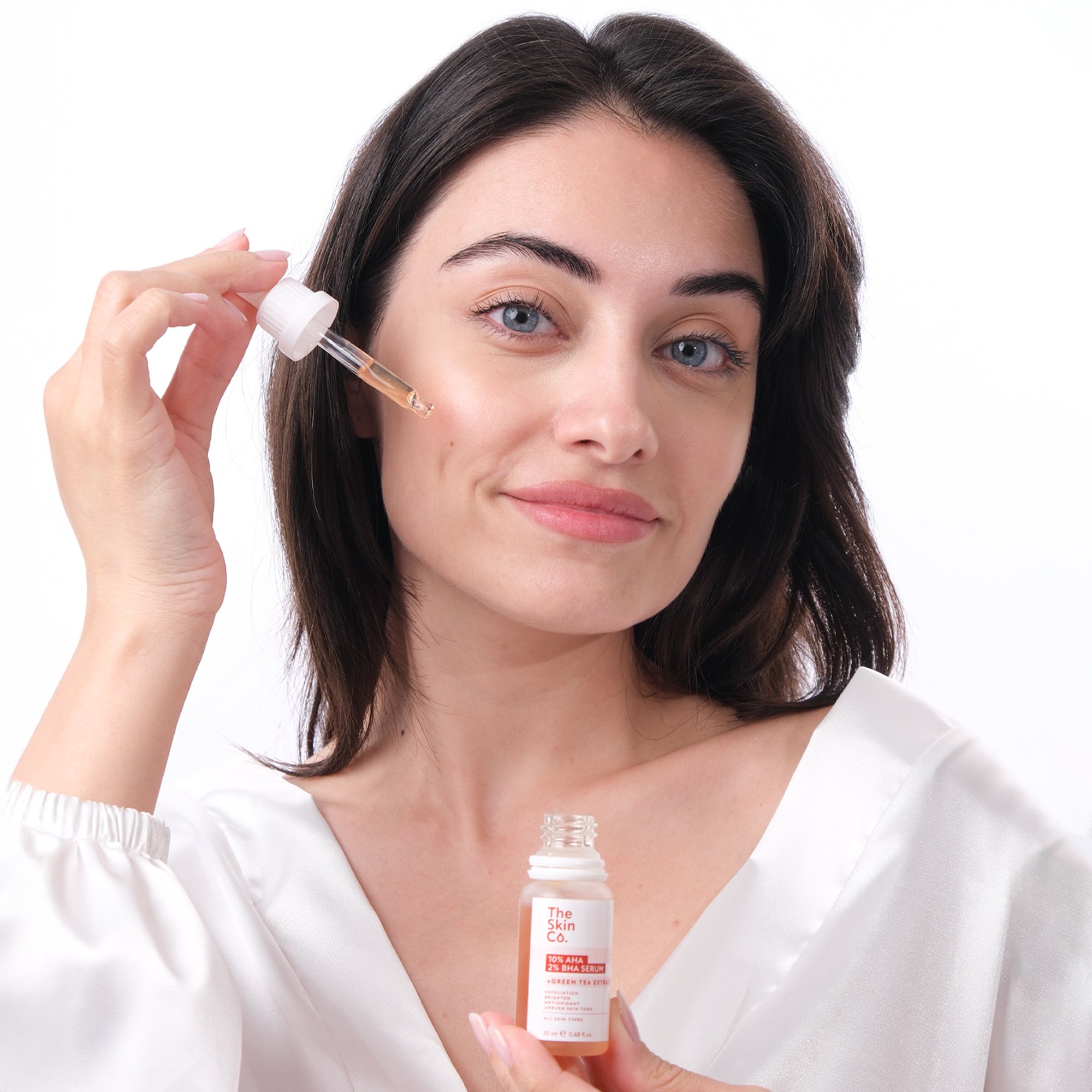 The Skin Co. %10 AHA %2 BHA Cilt Tonu Eşitleyici & Gözenek Sıkılaştırıcı Peeling Serum 20 ml