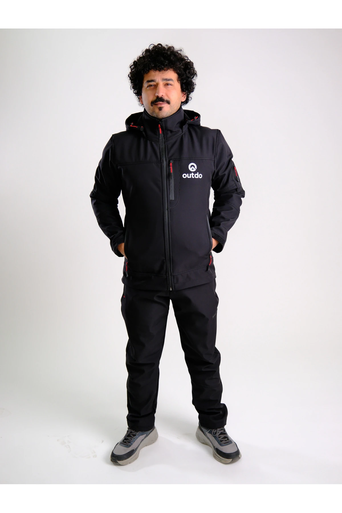 Premium Shoftshell Motorcu Alt Üst Takım Ceket Pantolon