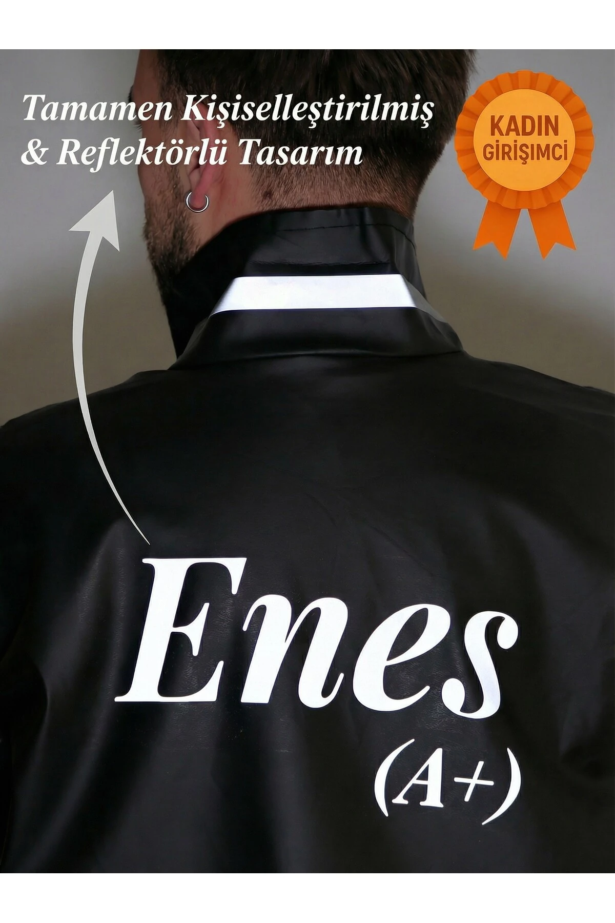 Kişiselleştirilmiş Motorcu Yağmurluk Alt Üst Takım