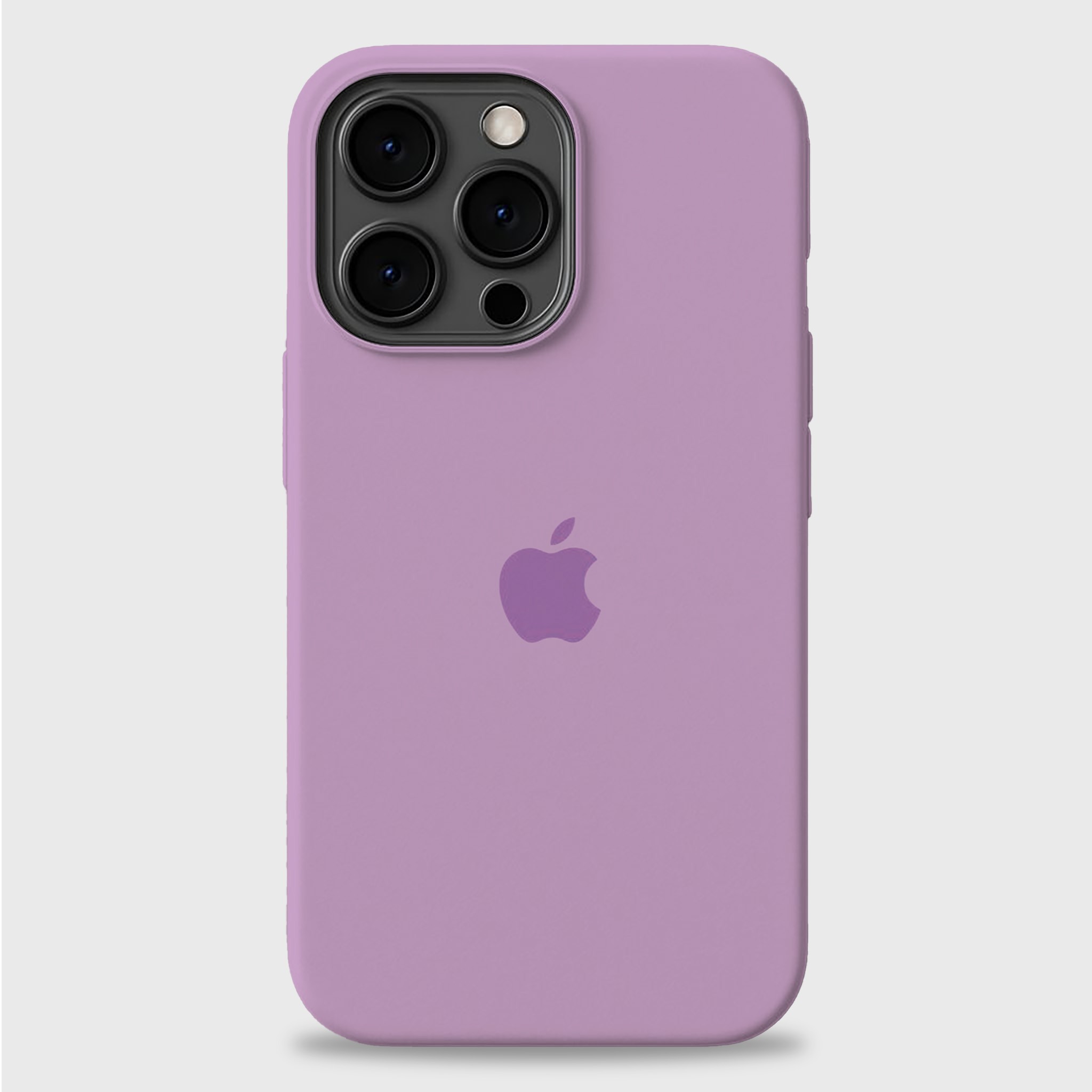 Lila Apple Logo Lansman Silikon