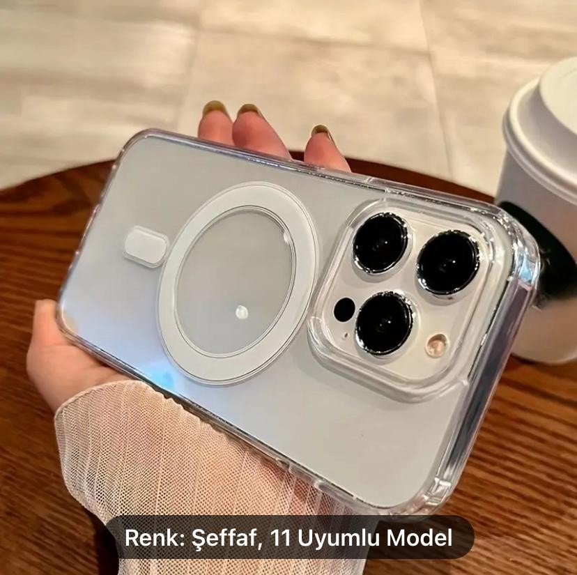 iPhone Magsafe Şeffaf Kılıf