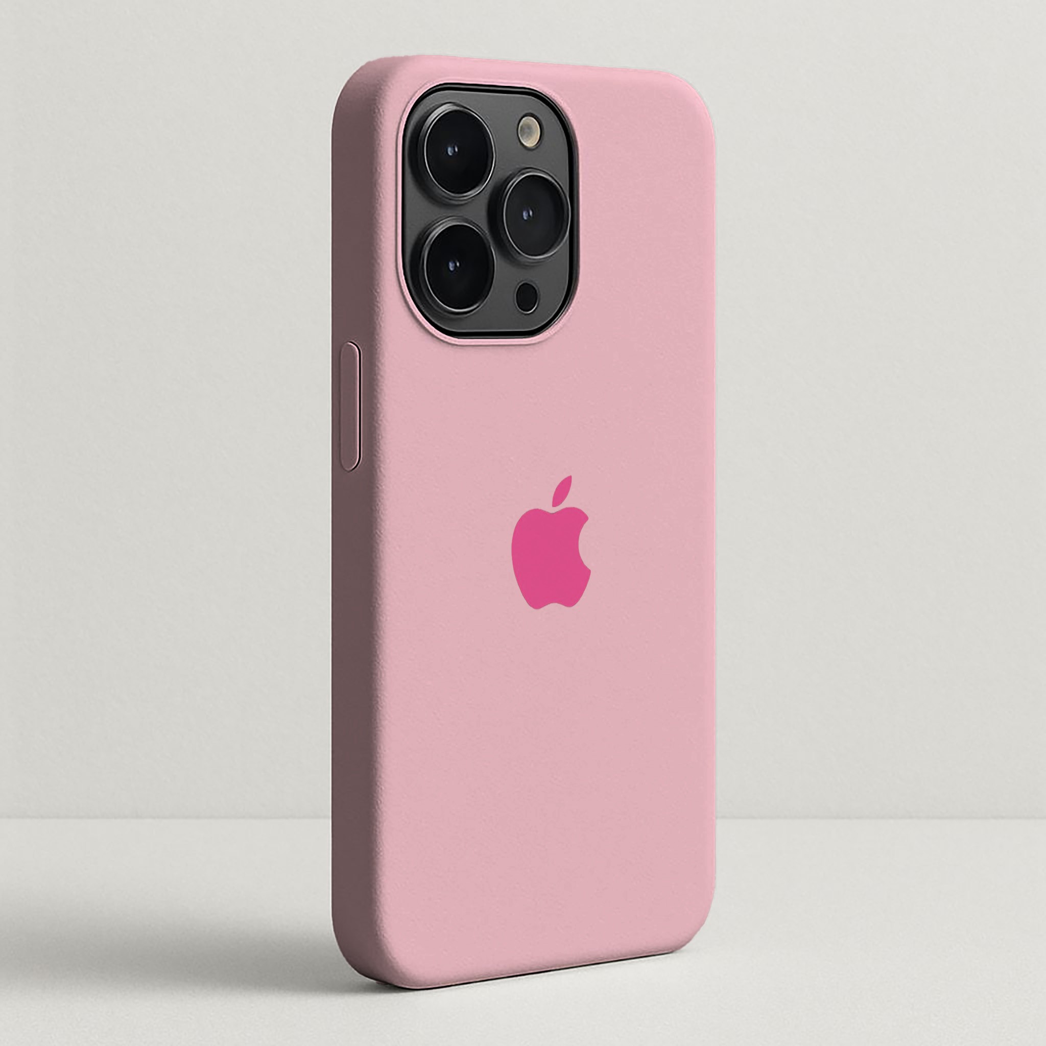 Pembe Apple Logo Lansman Silikon