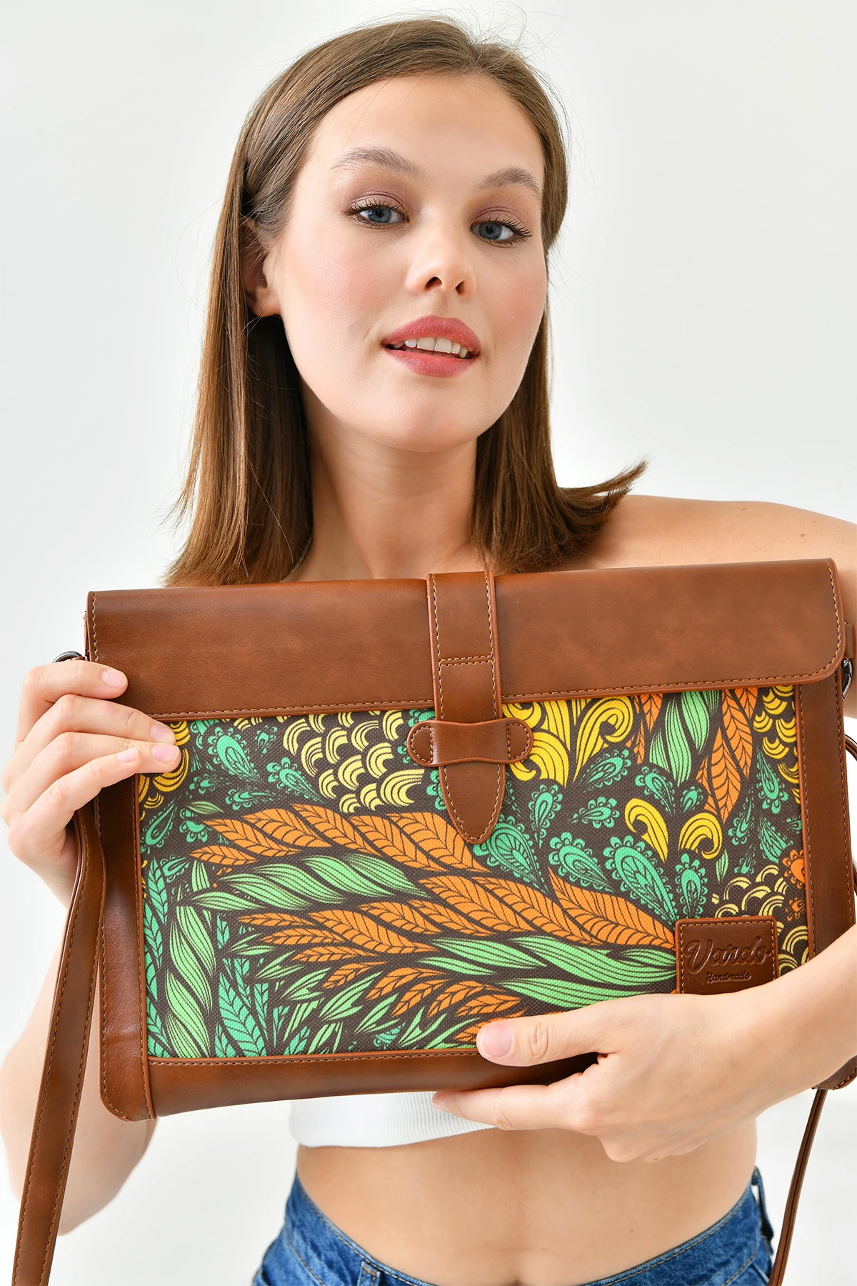 Helene Uzun Askılı '' Macbook Pro-Air Laptop Ve Evrak Çantası