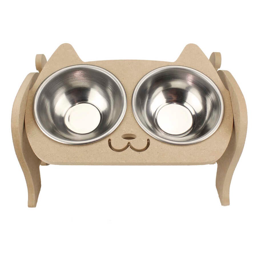 M58 Ahşap Kedi Mamalık