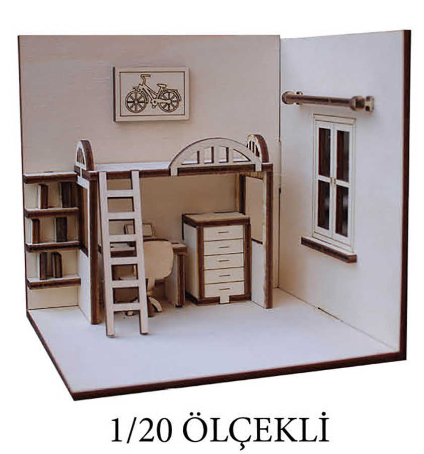 MK9 43831 Ölçekli Çocuk Odası
