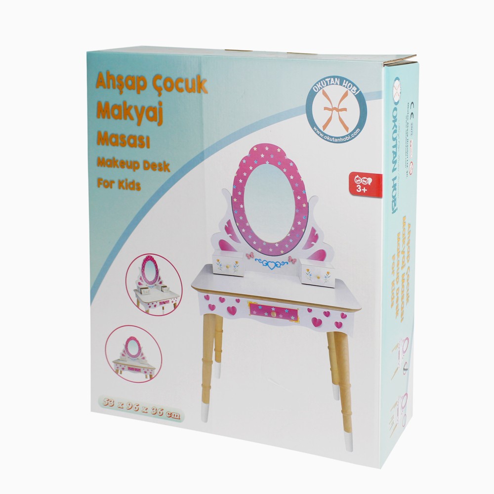 Toysilla Ahşap Çocuk Makyaj Masası - T3005