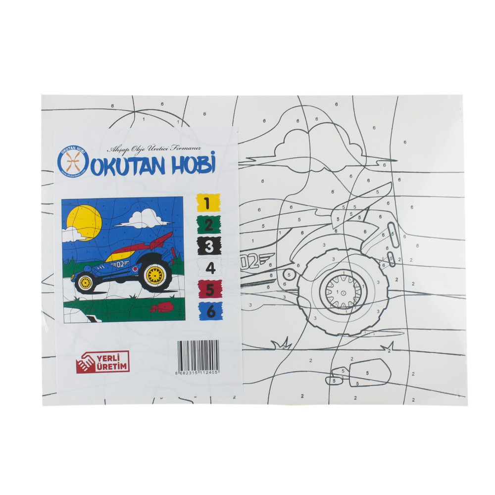 BTS26 Boyama Tuval Sayılı Set 25x35