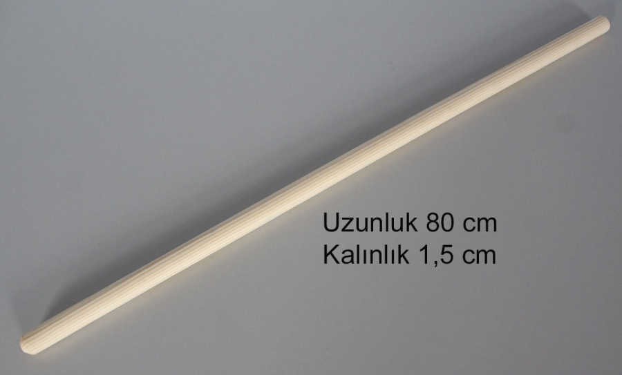 DA11 Ahşap İnce Oklava 1,5x80 cm