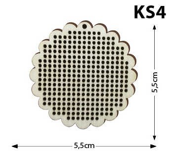 Ks4-Papatya Delikli Kolye