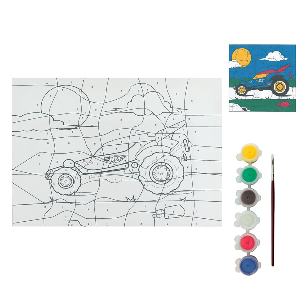 BTS26 Boyama Tuval Sayılı Set 25x35