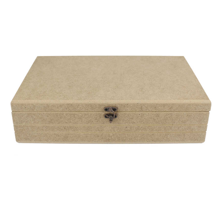 KU30 Ahşap Çay kutusu Sekiz Gözlü