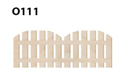 O111 Ahşap Paket Süs Çit