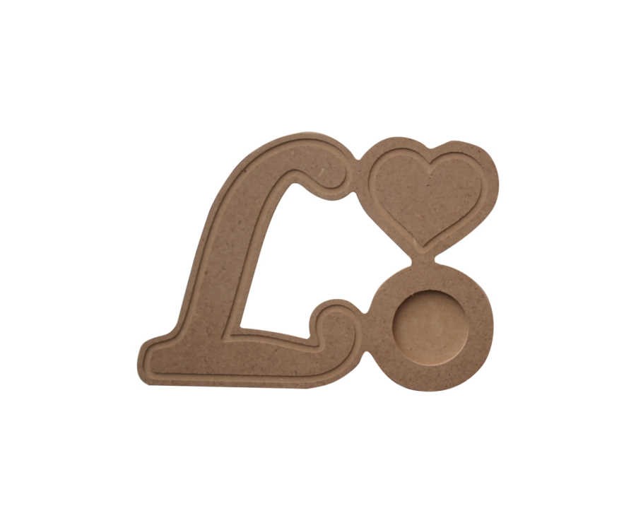HM15 "L" AHŞAP MUMLUK HARF