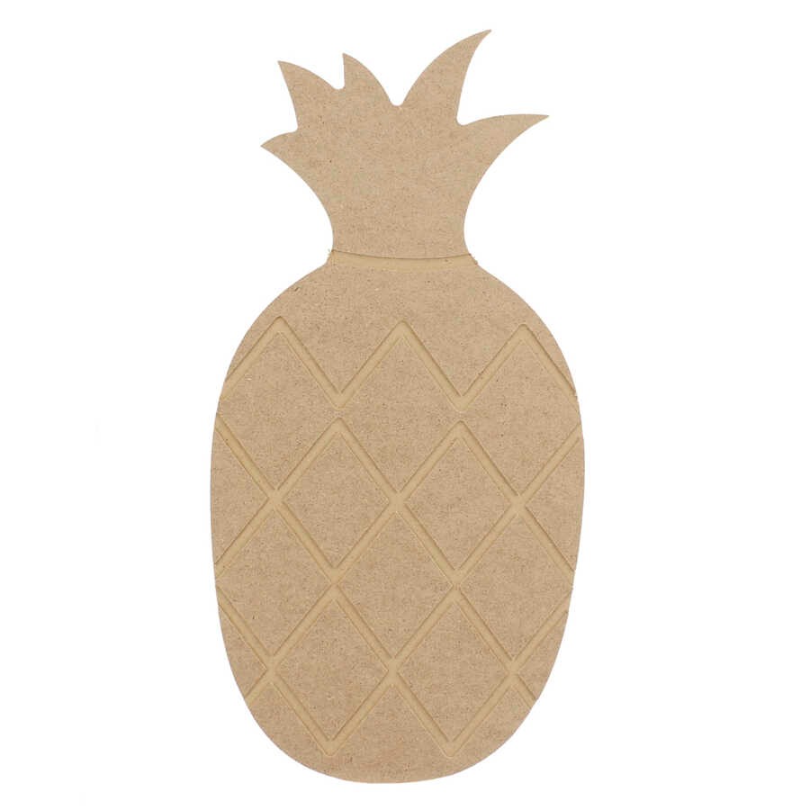 D26 - Büyük Ananas Ahşap Obje