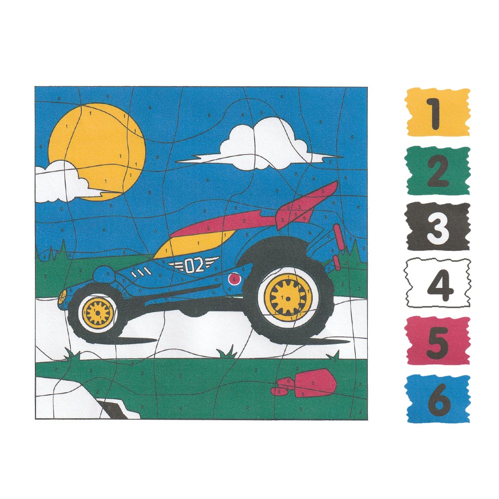 BTS26 Boyama Tuval Sayılı Set 25x35