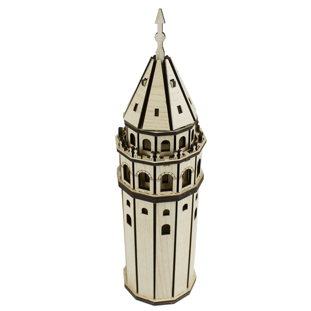 MS9 Ahşap Maket Set Galata Kulesi