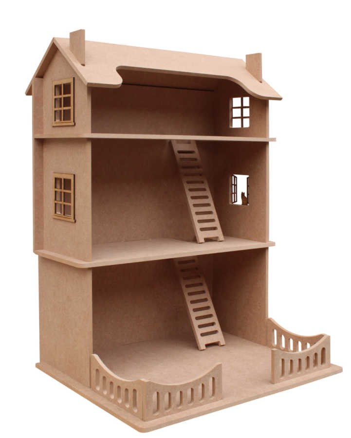 EV8 Demonte Bahçeli Barbie Evi