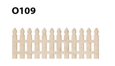 O109 Ahşap Paket Süs Çit