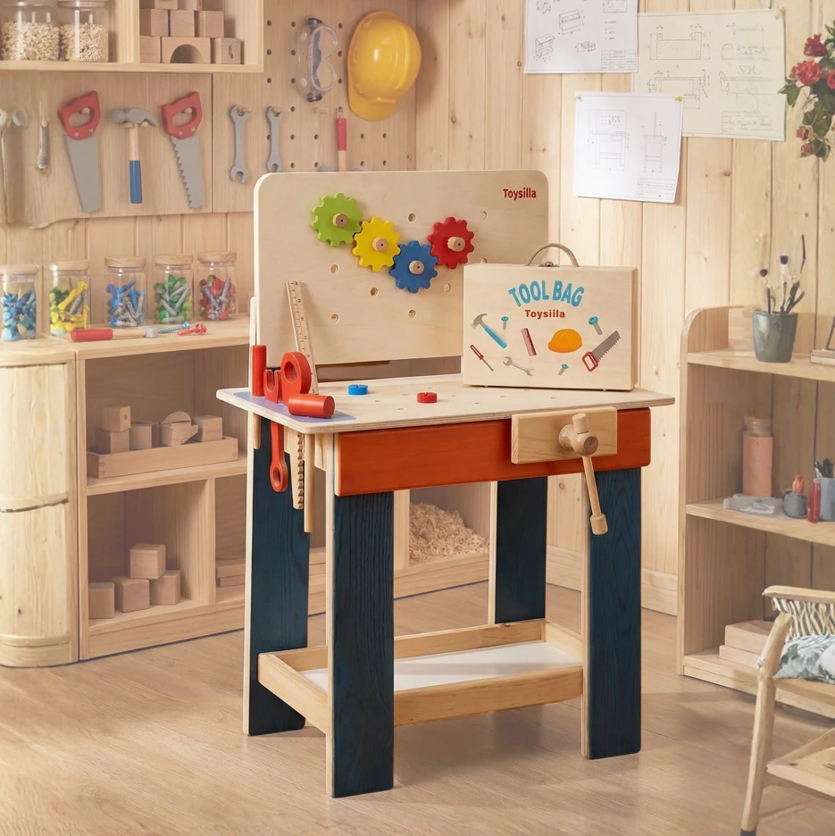 Ahşap Tamir Tezgahı Oyuncak, Tamir oyuncak T6007